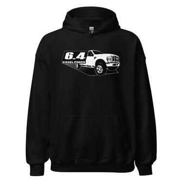 6.4 Powerstroke Hoodie in black